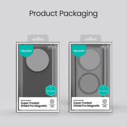 Nillkin Super Frosted PRE Magnetic Zadný Kryt pre Vivo X300 Ultra Transparent Black