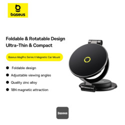 NONAME - Baseus Magnetický držiak do auta na palubnú desku MagPro Series II černý