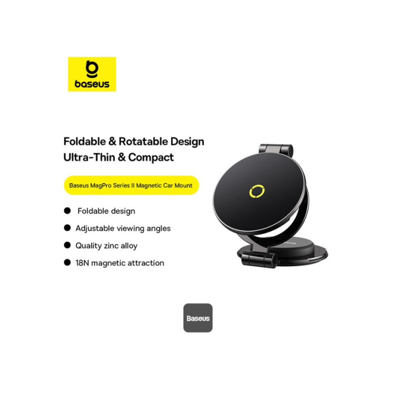 NONAME - Baseus Magnetický držiak do auta na palubnú desku MagPro Series II černý