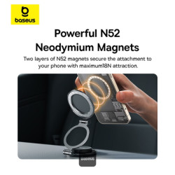 NONAME - Baseus Magnetický držiak do auta na palubnú desku MagPro Series II černý