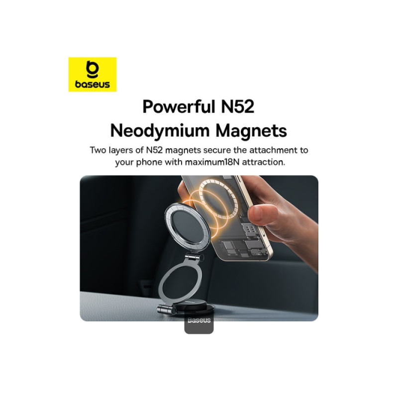 NONAME - Baseus Magnetický držiak do auta na palubnú desku MagPro Series II černý