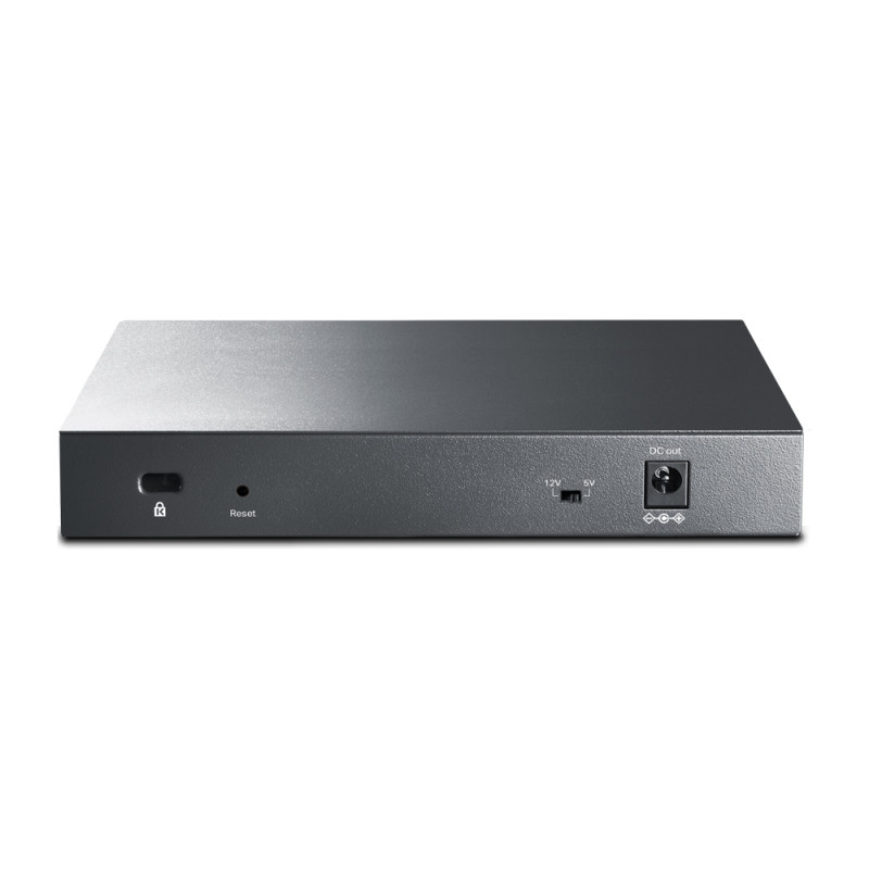 TP-Link TL-RP108GE easy smart switch, 7xGb pasívny POE-in, 1xGb pas.POE-out