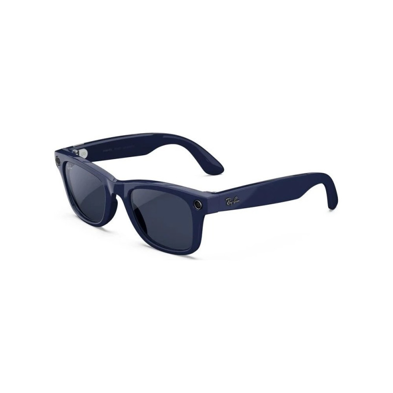 GOOGLE - Meta Ray-Ban Gen2 Wayfarer, Shiny Cosmic Blue/Clear/SapphireTransitions (Large)