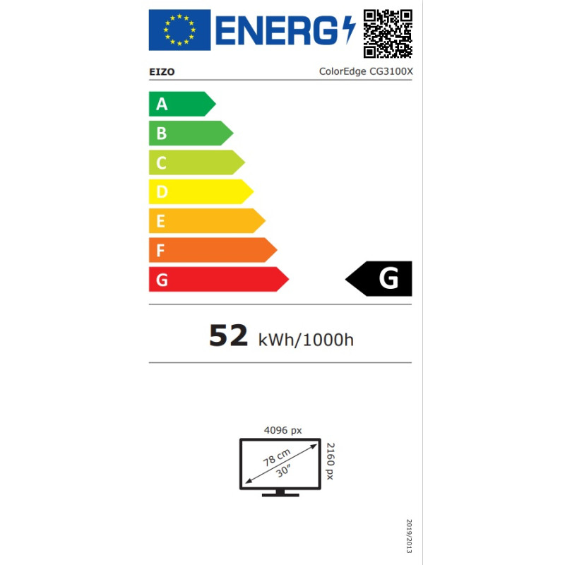 EIZO ColorEdge/CG3100X/30,5''/IPS/UHD/61Hz/15ms/Čierna/5R