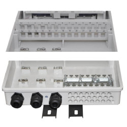 OEM - Optický FTTH spojovací box pre 24 pigtailov vr.