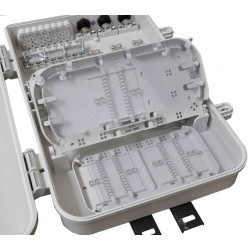 OEM - Optický FTTH spojovací box pre 24 pigtailov vr.