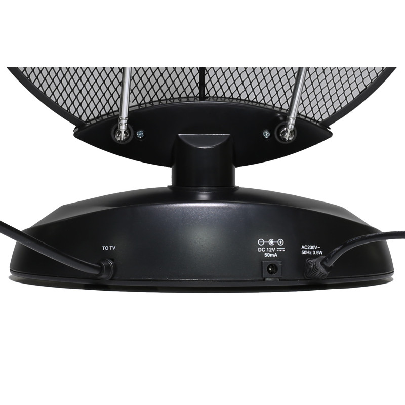 EVOLVEO Xany 4, 230/12V, aktívna pokojová anténa FM/DAB+/DVB-T2, filter LTE,4G,5G