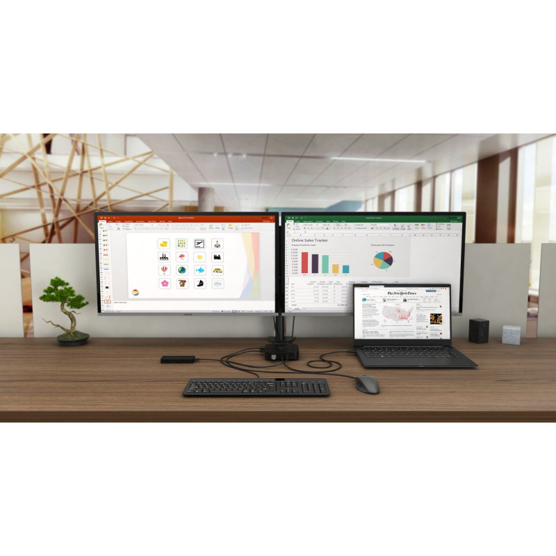 i-tec USB-C HDMI DP Docking Station with Power Delivery 100W