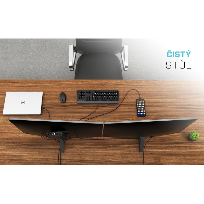 i-tec USB-C HDMI DP Docking Station with Power Delivery 100W