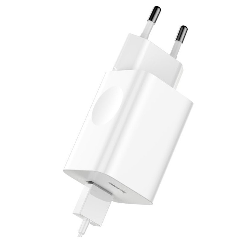 NONAME - Baseus rýchlonabíjačka do siete 1xUSB Quick Charge 3.0 24W biela