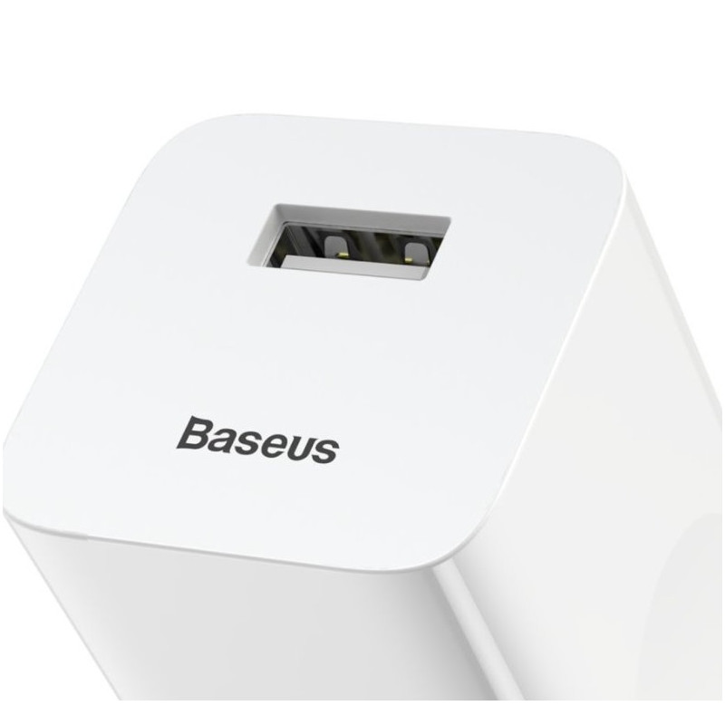 NONAME - Baseus rýchlonabíjačka do siete 1xUSB Quick Charge 3.0 24W biela