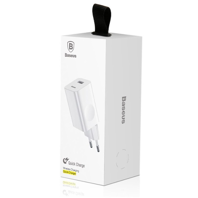 NONAME - Baseus rýchlonabíjačka do siete 1xUSB Quick Charge 3.0 24W biela