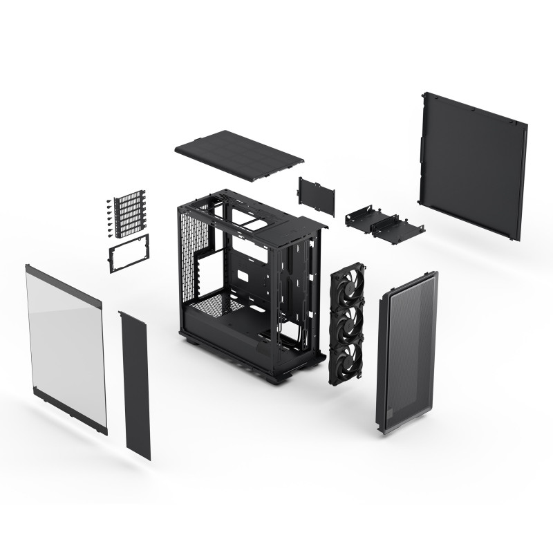 FRACTAL DESIGN - Fractal Epoch/Midi Tower/Transpar./Čierna