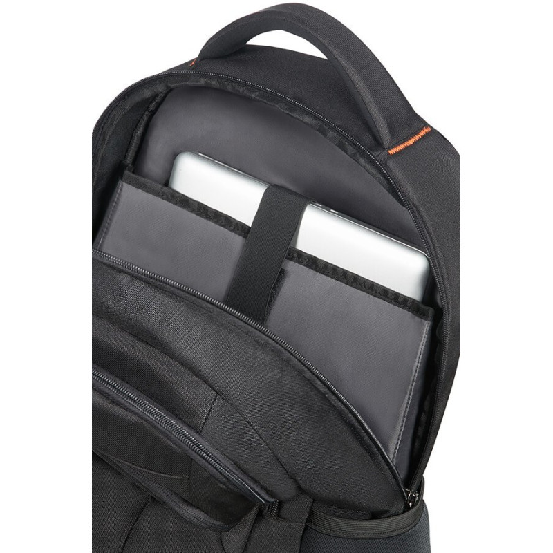 American Tourister AT WORK LAPTOP BACKPACK 17.3'' Black/Orange