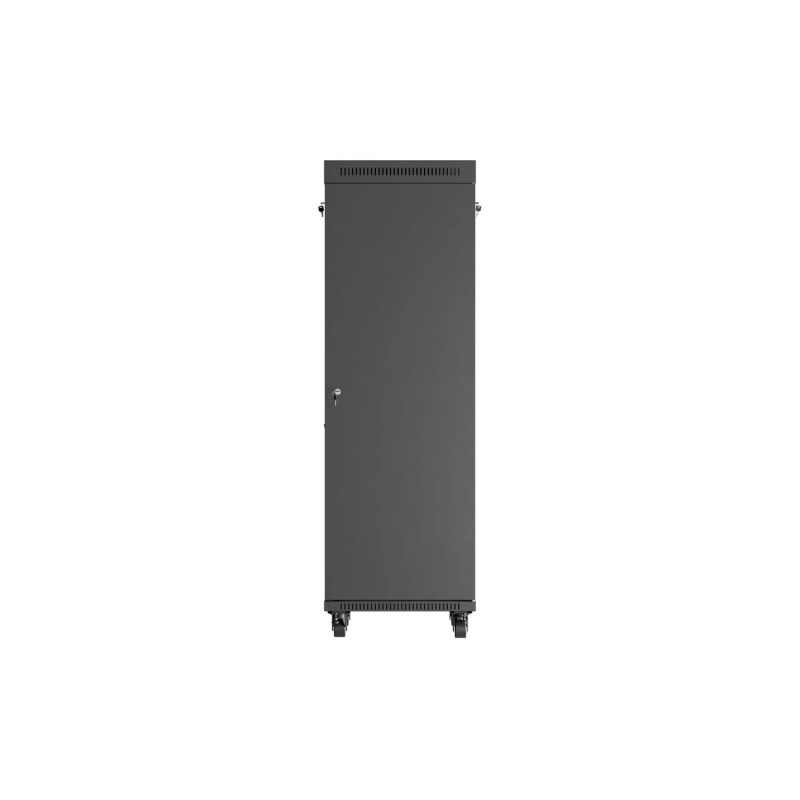 LANBERG 19'' VOĽNE STOJÚCA RACKOVÁ SKRIŇA 37U/600X800 (FLAT PACK) S PRESKLENÝMI DVERAMI LCD ČIERNA