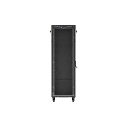 LANBERG 19'' VOĽNE STOJÚCA RACKOVÁ SKRIŇA 37U/600X800 (FLAT PACK) S PRESKLENÝMI DVERAMI LCD ČIERNA