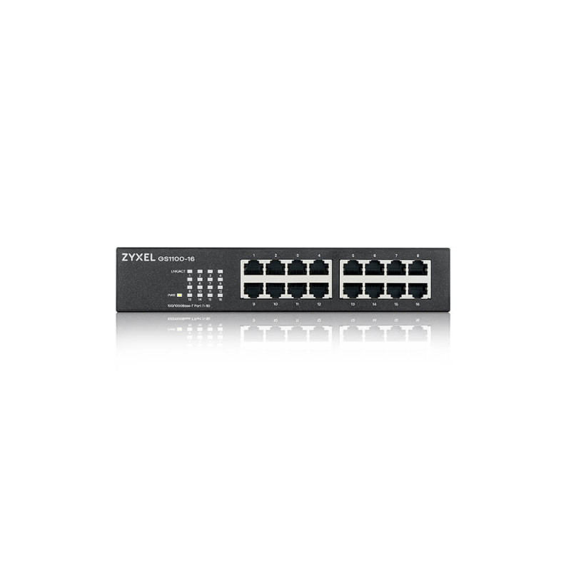 ZYXEL 16xGb fanless switch GS1100-16 v4