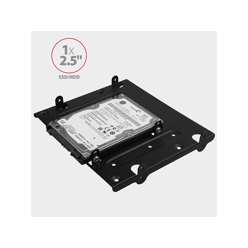 AXAGON RHD-435, kovový rámček pre 4x 2.5'' alebo 2x 2.5'' HDD/SSD a 1x 3.5'' HDD do 5.25'' pozície