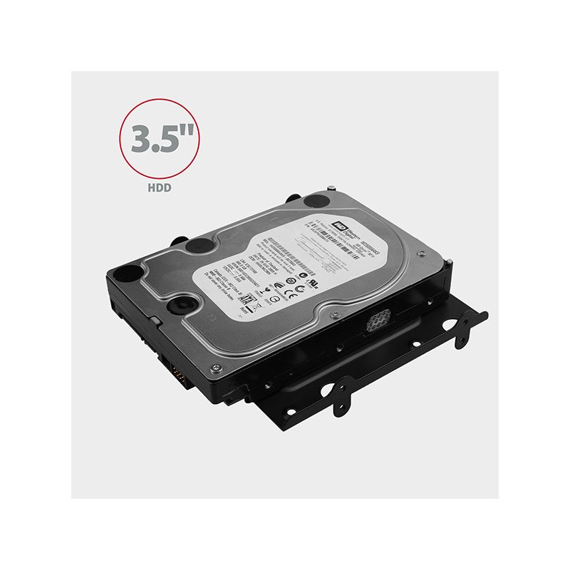AXAGON RHD-435, kovový rámček pre 4x 2.5'' alebo 2x 2.5'' HDD/SSD a 1x 3.5'' HDD do 5.25'' pozície