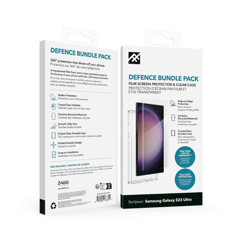 ZAGG - IF Defence Samsung Galaxy S23 Ultra BNDL
