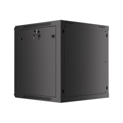 LANBERG RACKOVÁ SKRIŇA 19'' NÁSTENNÁ 12U/600X600 PRO VLASTNÚ MONTÁŽ S KOVOVÝMI DVERAMI ČIERNA