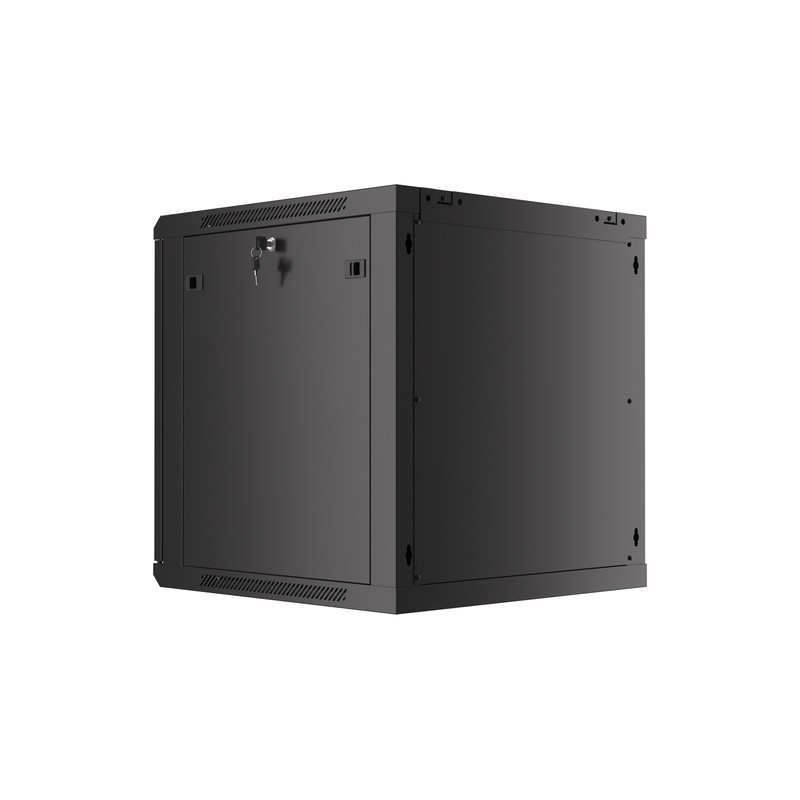 LANBERG RACKOVÁ SKRIŇA 19'' NÁSTENNÁ 12U/600X600 PRO VLASTNÚ MONTÁŽ S KOVOVÝMI DVERAMI ČIERNA