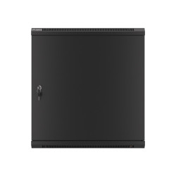 LANBERG RACKOVÁ SKRIŇA 19'' NÁSTENNÁ 12U/600X600 PRO VLASTNÚ MONTÁŽ S KOVOVÝMI DVERAMI ČIERNA