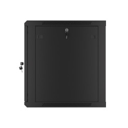 LANBERG RACKOVÁ SKRIŇA 19'' NÁSTENNÁ 12U/600X600 PRO VLASTNÚ MONTÁŽ S KOVOVÝMI DVERAMI ČIERNA