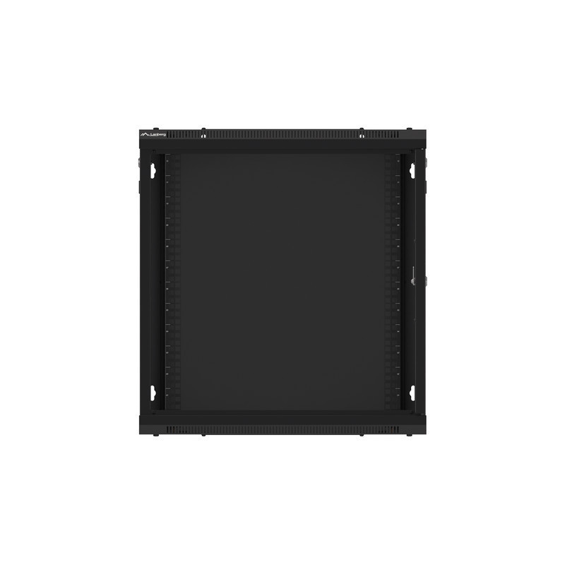 LANBERG RACKOVÁ SKRIŇA 19'' NÁSTENNÁ 12U/600X600 PRO VLASTNÚ MONTÁŽ S KOVOVÝMI DVERAMI ČIERNA