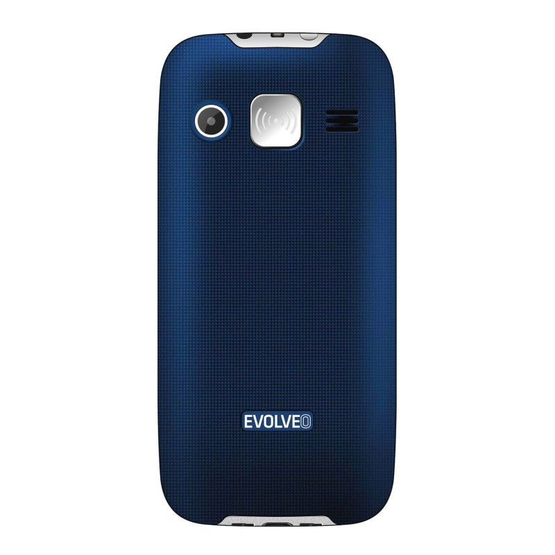 EVOLVEO EasyPhone XR, mobilný telefón pre seniorov s nabíjacím stojanom, modrá