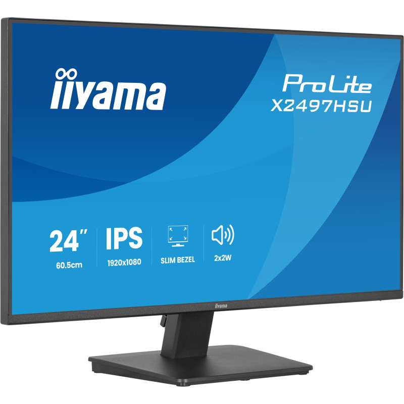 iiyama ProLite/X2497HSU-B1/23,8''/IPS/FHD/120Hz/4ms/Čierna/5R