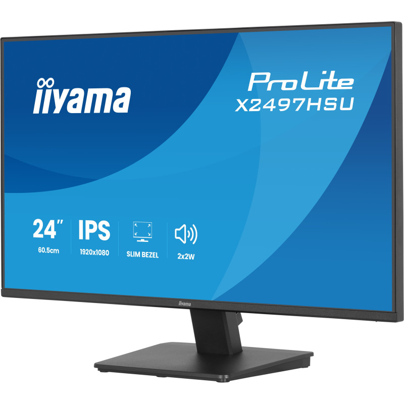 iiyama ProLite/X2497HSU-B1/23,8''/IPS/FHD/120Hz/4ms/Čierna/5R