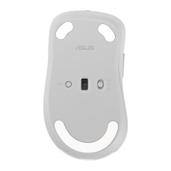 ASUS Wireless Mouse MD102/Kancelárska/Optická/Pre pravákov/1 600 DPI/USB+BT/Biela
