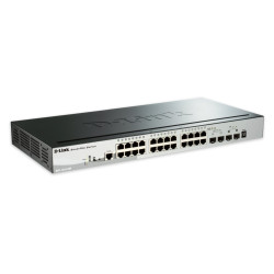 D-Link DGS-1510-28P 28-port Gigabit Stackable SmartPro PoE Switch 2x SFP, 2x 10G SFP+