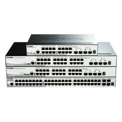 D-Link DGS-1510-28P 28-port Gigabit Stackable SmartPro PoE Switch 2x SFP, 2x 10G SFP+
