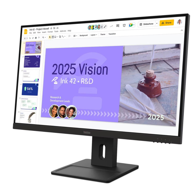 Lenovo ThinkVision/E27Q-40/27''/IPS/QHD/100Hz/6ms/Čierna/3R