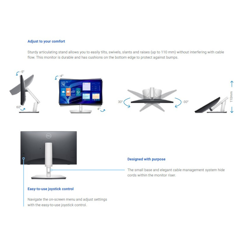 24'' LCD Dell P2424HT Touch 5ms/16:9/mat/USB-C/repr