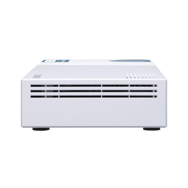 QNAP riadený switch QSW-M408S (12portov: 8x Gigabit port + 4x 10G SFP+ porty)