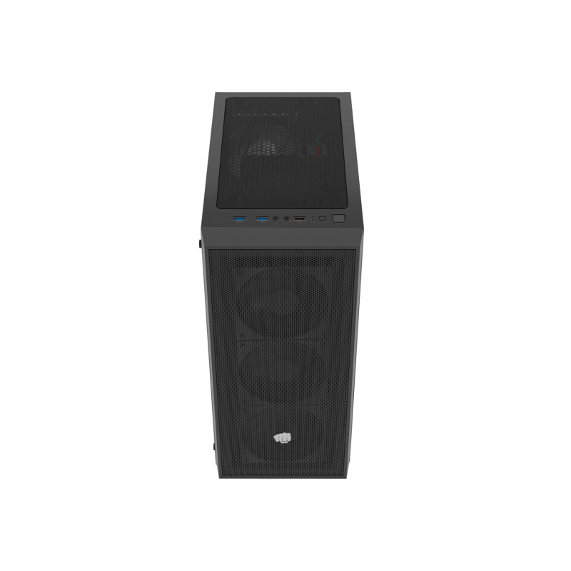 GENESIS - PC skriňa Fury SHOBO SH8, Midi Tower, Čierna