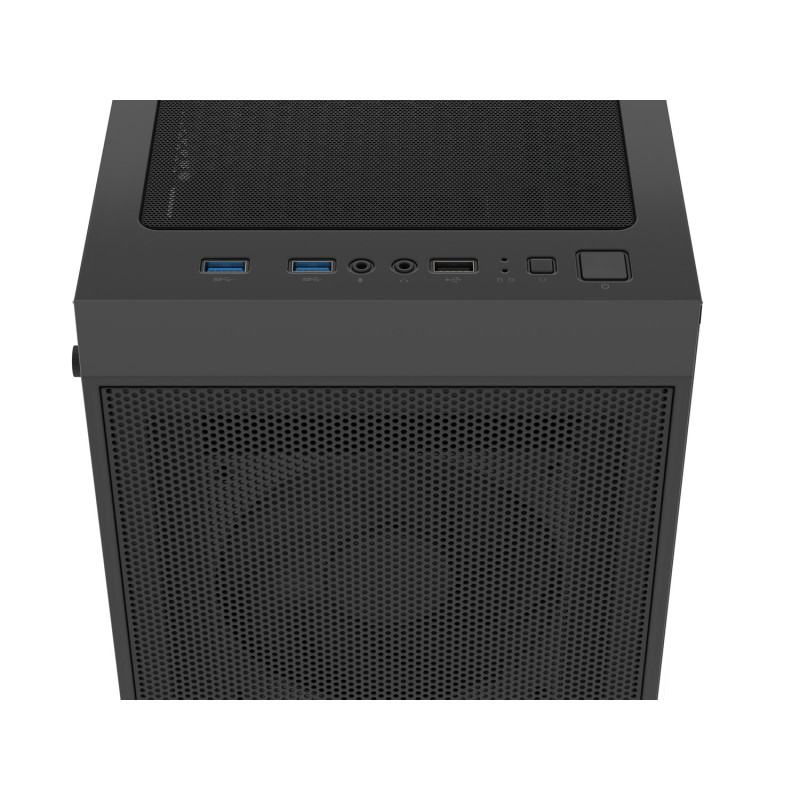 GENESIS - PC skriňa Fury SHOBO SH8, Midi Tower, Čierna