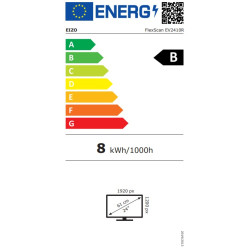 24'' LED EIZO EV2410R-IPS, WUXGA, DVI, 10bit