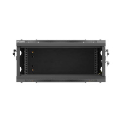 LANBERG NÁSTENNÁ INŠTALAČNÁ SKRIŇA 19'' 4U 600X600 ČIERNE KOVOVÉ DVERE (PLOCHÉ BALENIE)