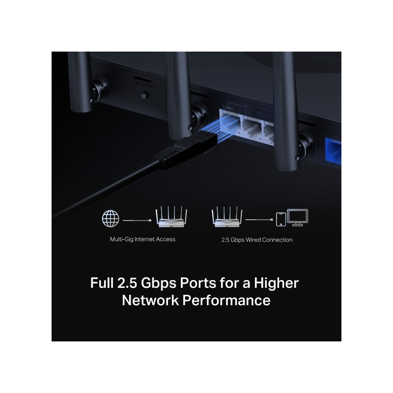 Mercusys MR47BE BE9300 Tri-Band Wifi7 Router