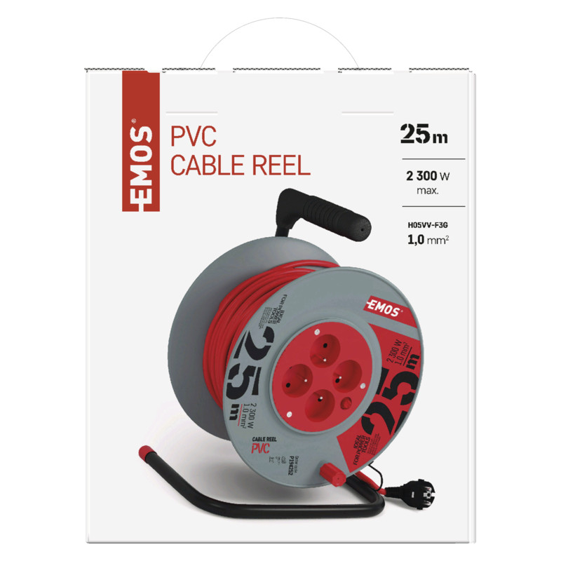 EMOS PVC kábel 25M, 4Z 1,0MM