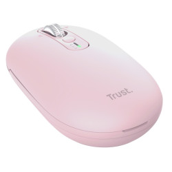 Trust Seron Slim/Kancelárska/Optická/3 200 DPI/USB+BT/Ružová