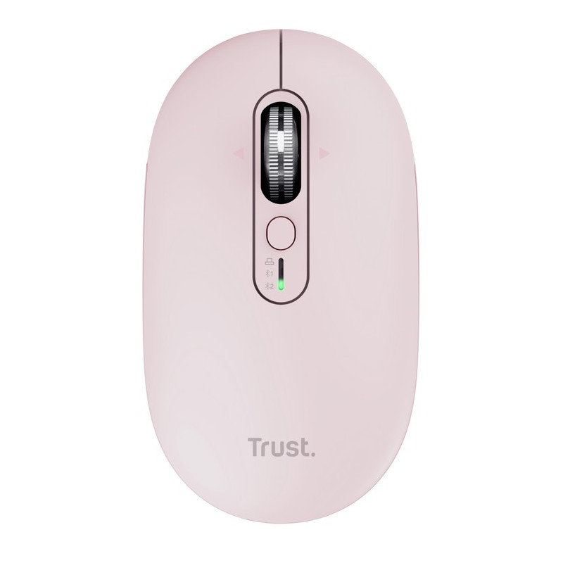 Trust Seron Slim/Kancelárska/Optická/3 200 DPI/USB+BT/Ružová