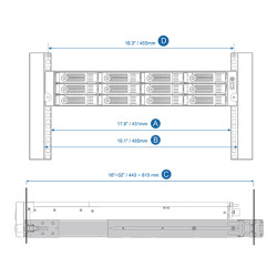 QNAP Rail kit - RAIL-B02