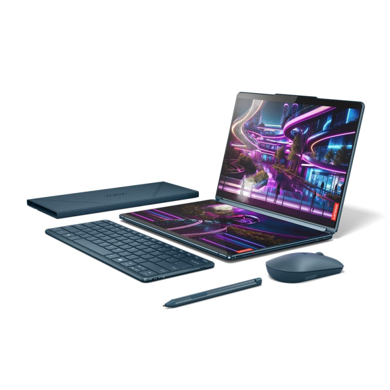 Lenovo Yoga Book 9/13IMU9/U7-155U/13,3''/2880x1800/T/32GB/1TB SSD/4C-iGPU/W11P/Tidal Teal/3R