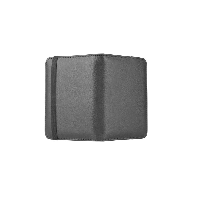 C-TECH PROTECT Puzdro z pravej kože pre 6'' zariadenie, RLC-02, čierne (Onyx Boox Go 6 a Poke 5)