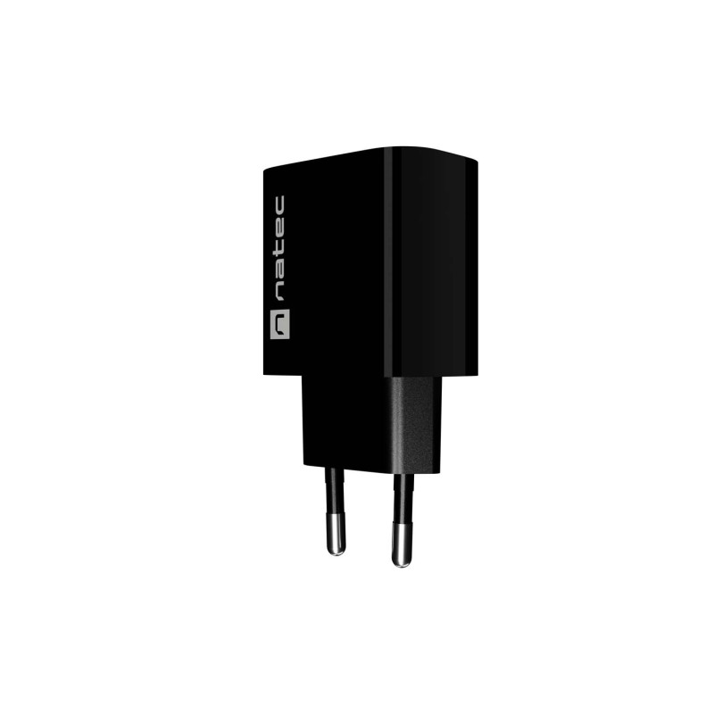 Univerzálna nabíjačka Natec RIBERA 18W, 1X USB-A, čierna